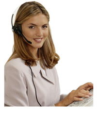 photo of a woman wearing headphones and smiling